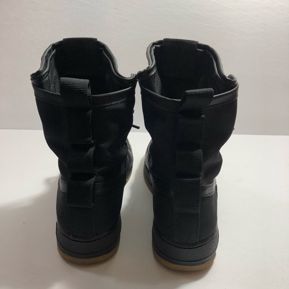 Nike SF AF1 # 864024 001 Black & Gum Bottom High - Picture 6 of 8